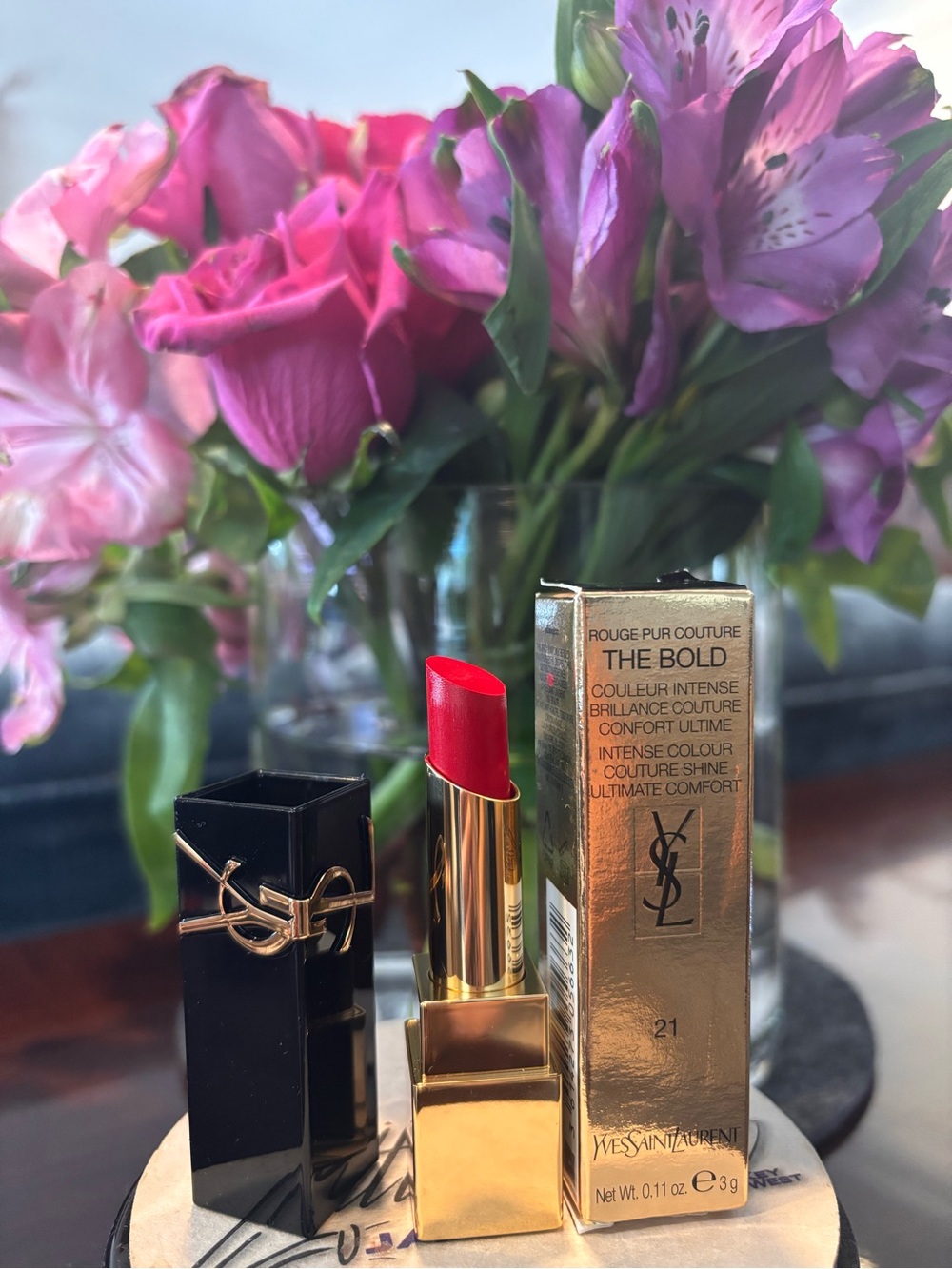 Yves Saint Laurent Bold Rouge Pur Couture Lipstick — Vivid Red